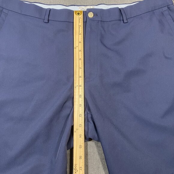 Peter Millar Navy Blue Mens Tailored Fit Shorts Size 42 Lightweight Golf Casual - Picture 7 of 8
